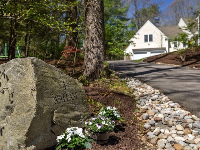 exterior space featuring driveway