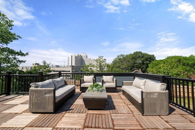 31 Evergreen St Unit 2, Boston, MA 02130 - deck with an outdoor hangout area