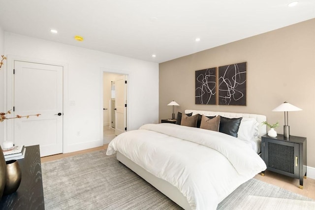 31 Evergreen St Unit 2, Boston, MA 02130 - bedroom with recessed lighting and wood finished floors