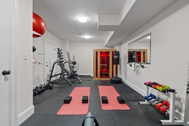 14 Reiling Pond Rd, Lincoln, MA 01773 - workout area featuring baseboards
