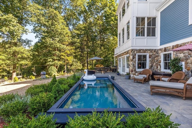 14 Reiling Pond Rd, Lincoln, MA 01773 - outdoor pool with a patio area