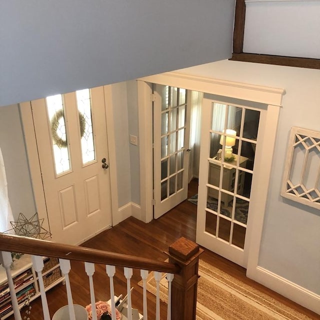 14 Highland St, Clinton, MA 01510 - entrance foyer featuring wood finished floors and stairway