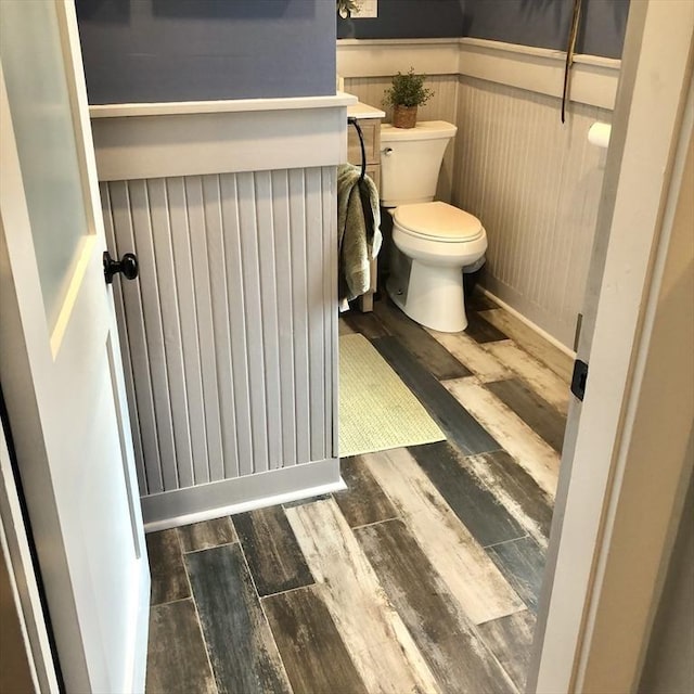 14 Highland St, Clinton, MA 01510 - bathroom featuring wood finished floors and toilet