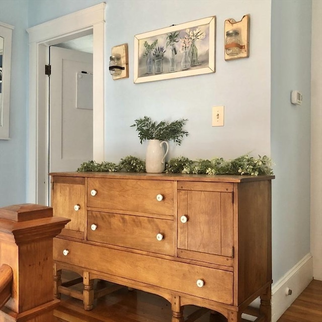 14 Highland St, Clinton, MA 01510 - detailed view of wood finished floors and baseboards