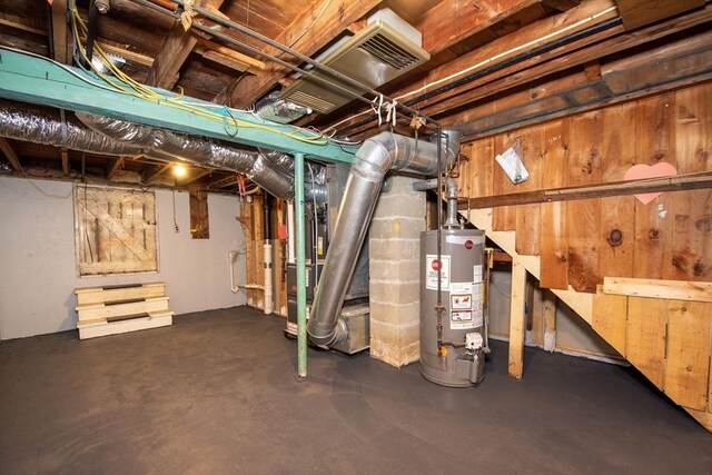 12 Beverly Cir, Randolph, MA 02368 - unfinished below grade area featuring water heater