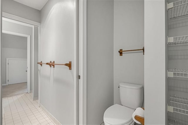 20 Ipswich Woods Dr Unit 20, Ipswich, MA 01938 - bathroom with toilet, tile patterned flooring, and baseboards