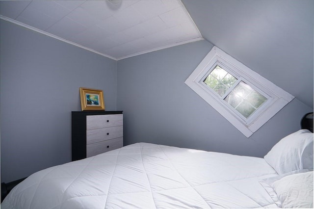 362 Commercial St, Braintree, MA 02184 - bedroom with vaulted ceiling and ornamental molding
