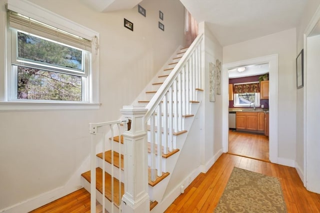 15 W St, Paxton, MA 01612 - stairway featuring wood-type flooring