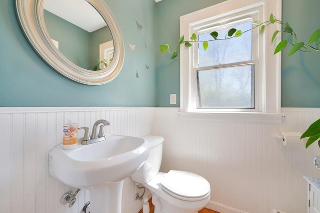 15 W St, Paxton, MA 01612 - bathroom featuring wainscoting and toilet