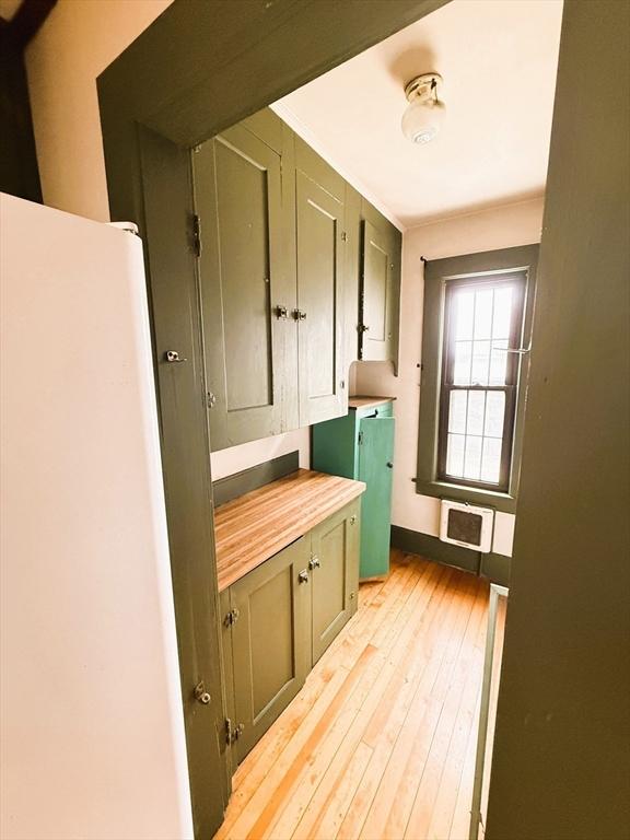 mudroom with light wood-type flooring