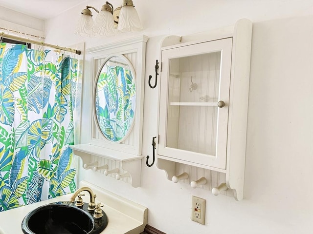 interior details with a sink