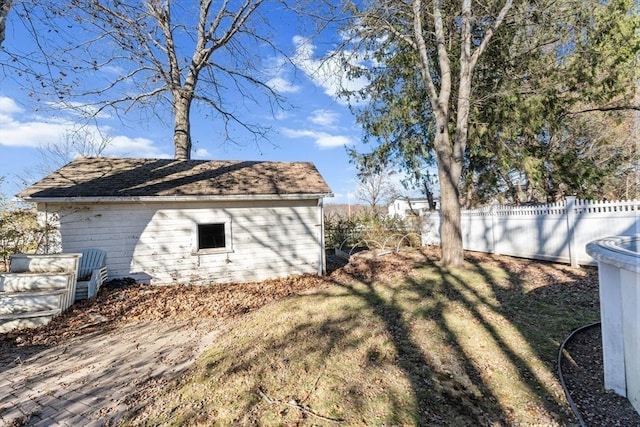 view of home's exterior featuring a yard