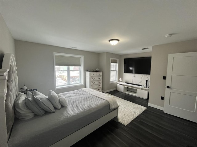 445 Cambridge St, Worcester, MA 01610 - bedroom with baseboards and dark wood-style floors