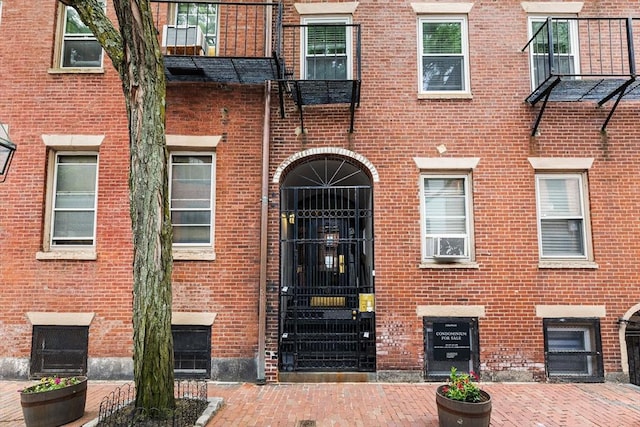 12 Fayette Unit B, Boston, MA 02116 - view of exterior entry with brick siding