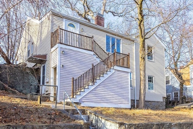 view of rear view of house