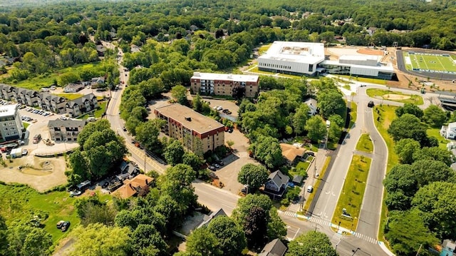 157 Franklin St Unit D3, Stoneham, MA 02180 - drone / aerial view of a forest