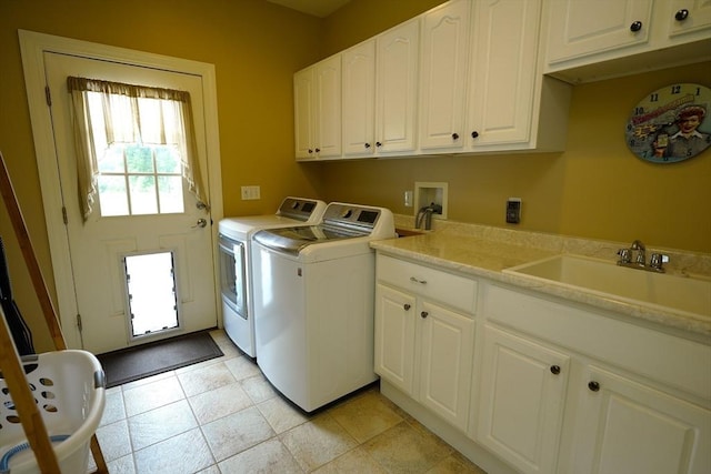 895 Dennison Dr, Southbridge, MA 01550 - washroom with cabinet space and washer and dryer