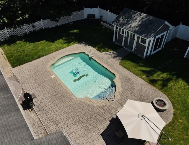 895 Dennison Dr, Southbridge, MA 01550 - view of swimming pool featuring a fenced backyard and a patio