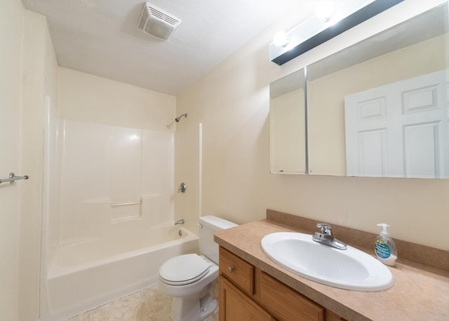 1 Knotts St Unit 1, Hudson, MA 01749 - full bath featuring toilet, vanity, shower / washtub combination, and tile patterned floors