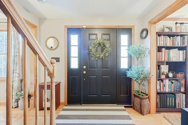 entrance foyer featuring stairway