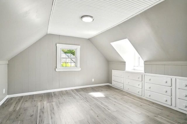 248 Pheland St, Springfield, MA 01109 - additional living space featuring wood finished floors and vaulted ceiling