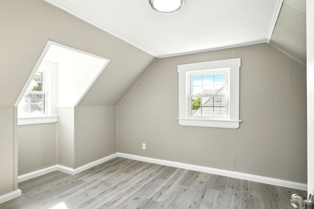 248 Pheland St, Springfield, MA 01109 - bonus room with wood finished floors, vaulted ceiling, and baseboards