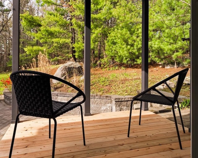 view of deck