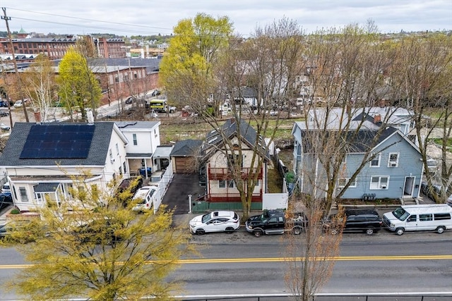 birds eye view of property featuring a residential view