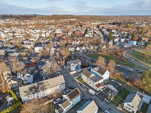 bird's eye view featuring a residential view