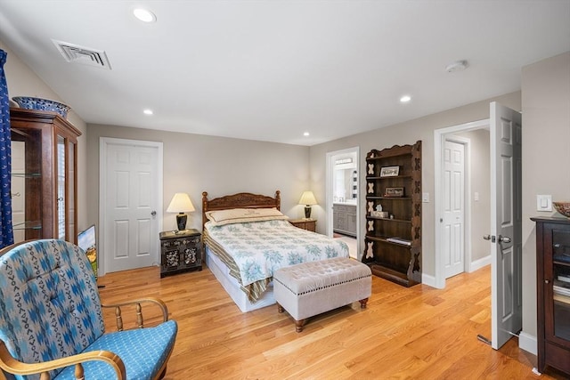 26 Weybosset St, Weymouth, MA 02191 - bedroom with light wood-style floors, recessed lighting, and baseboards
