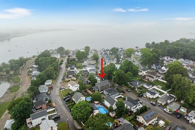 26 Weybosset St, Weymouth, MA 02191 - view of property location with a large body of water and nearby suburban area
