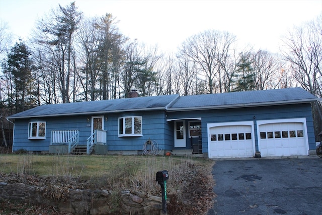 ranch-style house with a garage