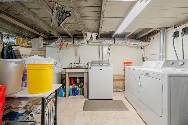 102 Gilman St, Somerville, MA 02145 - washroom featuring washer and dryer