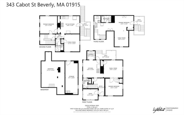 343 Cabot St, Beverly, MA 01915 - view of property floor plan