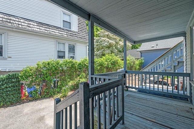 343 Cabot St, Beverly, MA 01915 - view of wooden deck