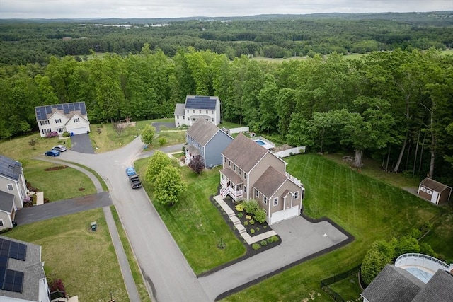 9 Gideon Ln, Shirley, MA 01464 - aerial view of a heavily wooded area
