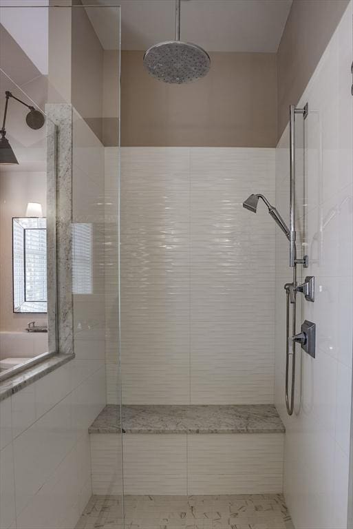 41 Pleasant St, Holliston, MA 01746 - full bathroom with tiled shower