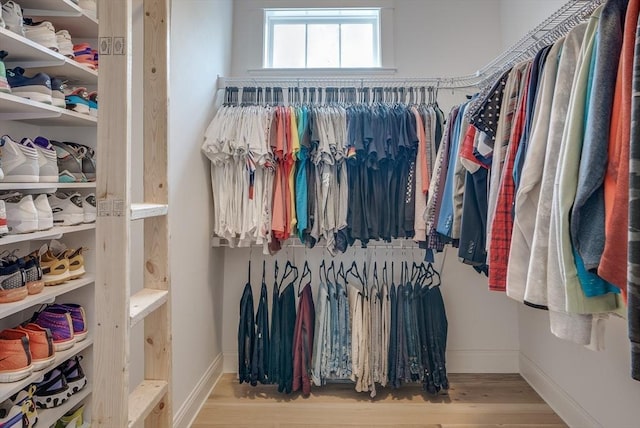 41 Pleasant St, Holliston, MA 01746 - spacious closet featuring wood finished floors