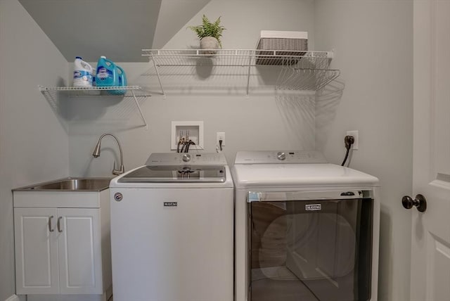 41 Pleasant St, Holliston, MA 01746 - laundry area with separate washer and dryer and cabinet space