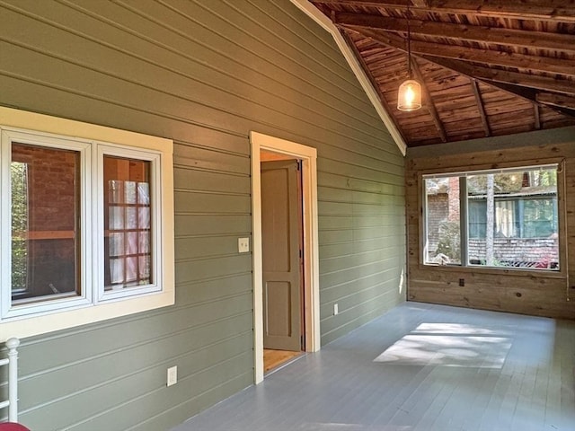 14 Wood Way, Northfield, MA 01360 - unfurnished sunroom with lofted ceiling