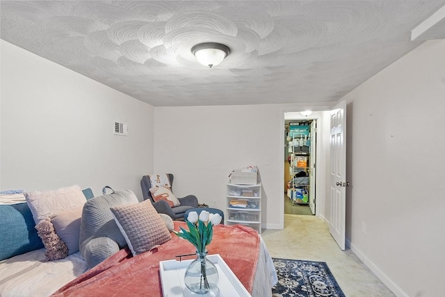 interior space with baseboards and visible vents