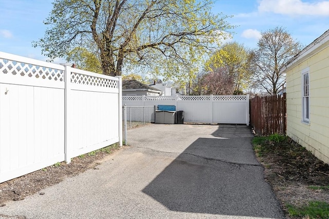 view of patio / terrace with fence