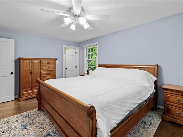 235 Stone School Rd, Sutton, MA 01590 - bedroom with wood finished floors and ceiling fan