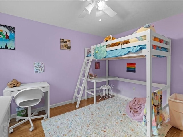 235 Stone School Rd, Sutton, MA 01590 - bedroom featuring wood finished floors, baseboards, and ceiling fan