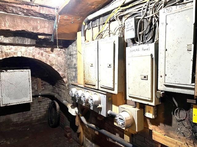 40 Byers St, Springfield, MA 01105 - utility room featuring electric panel