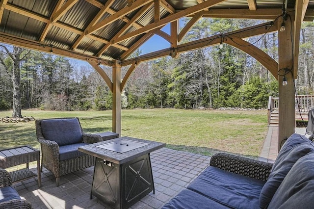 view of patio