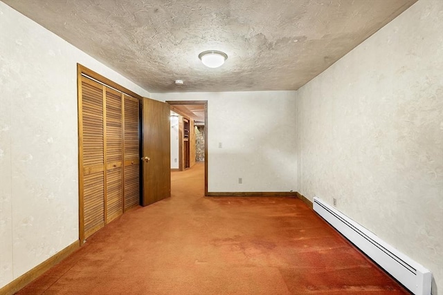 18 Fairview Rd, Westborough, MA 01581 - unfurnished bedroom with baseboard heating, carpet, and a closet