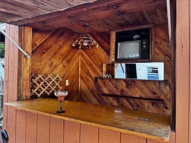 18 Fairview Rd, Westborough, MA 01581 - detailed view of wood ceiling and wooden walls