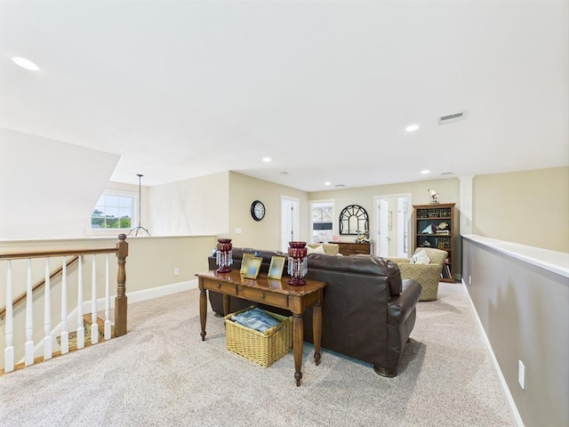 20 Davenport Ln Unit 20, Hopkinton, MA 01748 - carpeted living room with baseboards and recessed lighting