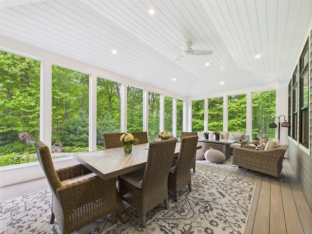 20 Davenport Ln Unit 20, Hopkinton, MA 01748 - sunroom with vaulted ceiling, hardwood / wood-style floors, healthy amount of natural light, recessed lighting, and wood ceiling